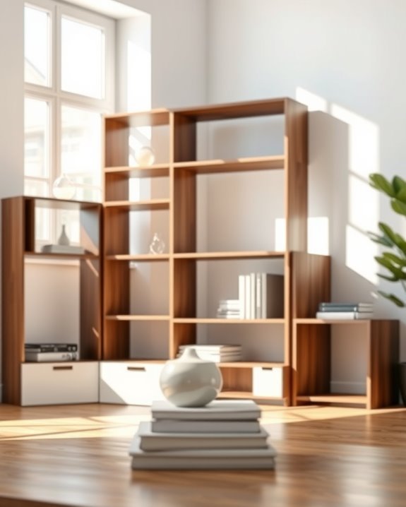 customizable bookshelf design kits