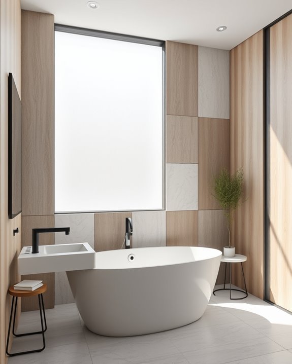 customizable modular bathroom panels
