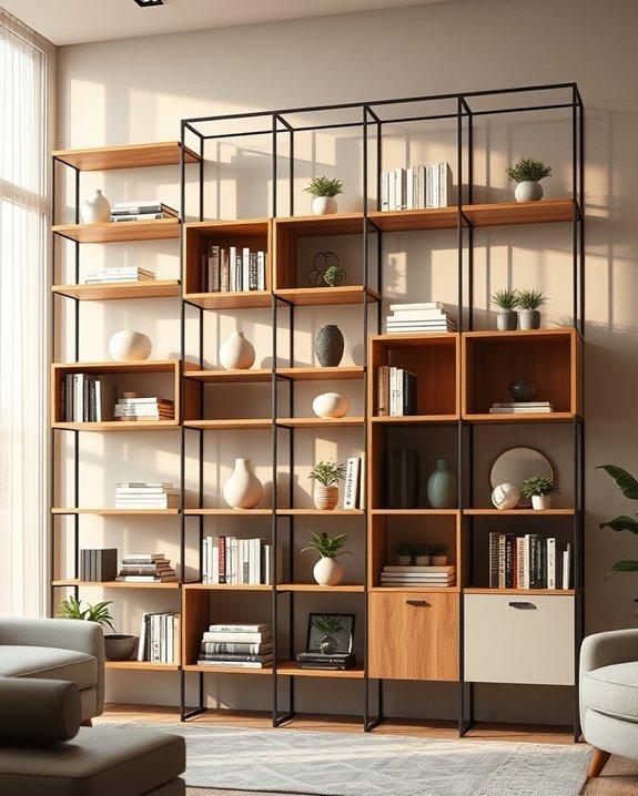 customizable modular bookshelf systems