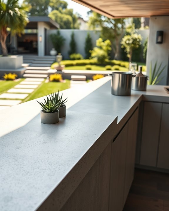 customizable modular concrete bar