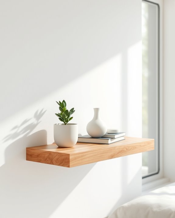 customizable stylish floating shelf
