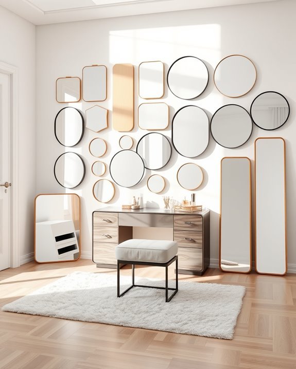 customizable stylish modular mirrors