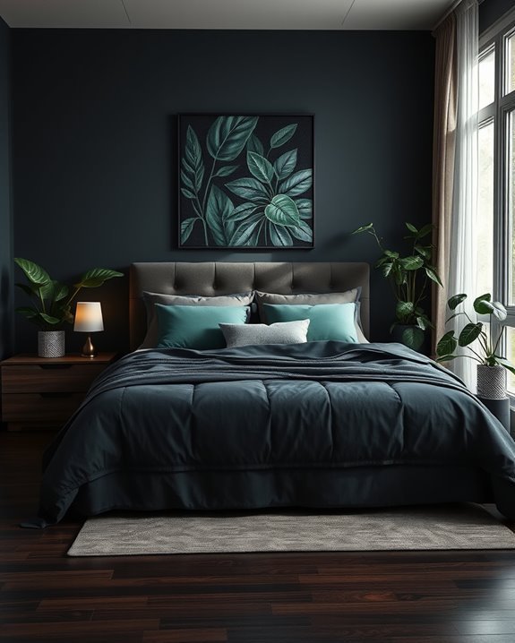 dark botanical color selection