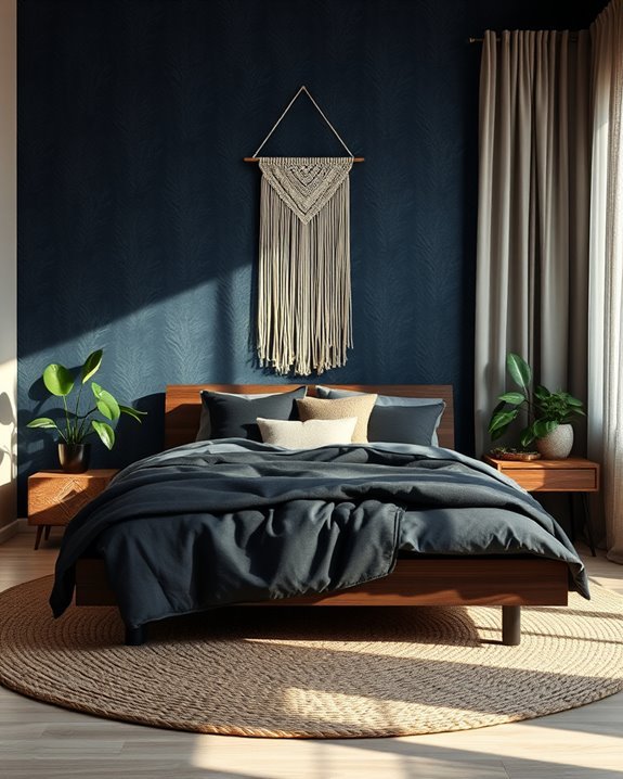 dark color accent walls