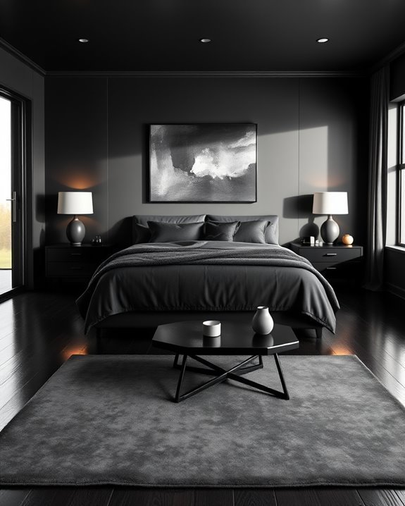 dark flooring enhances aesthetics
