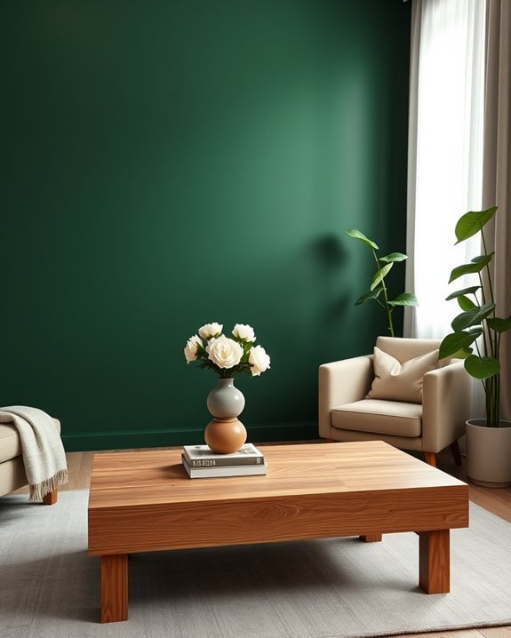 dark green tranquility embrace