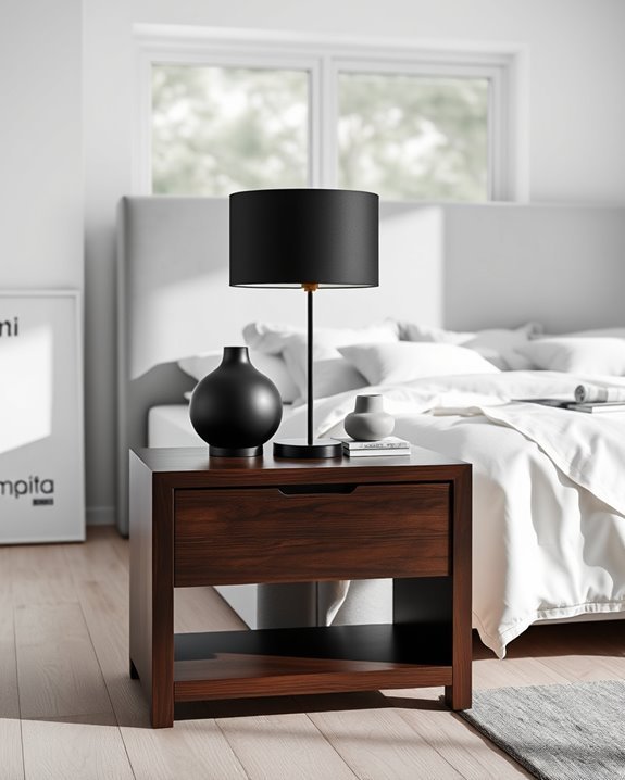 dark wood contrast elegance