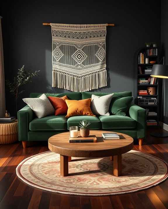 darker hues create warmth