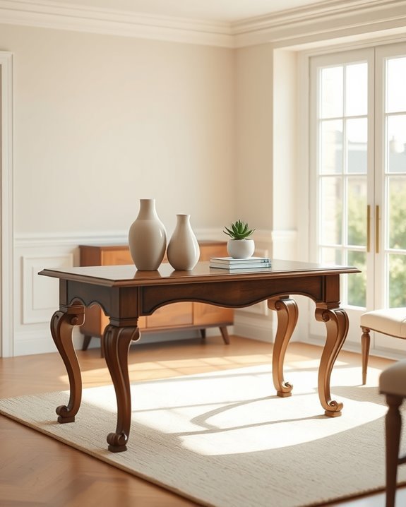 decorative console table legs