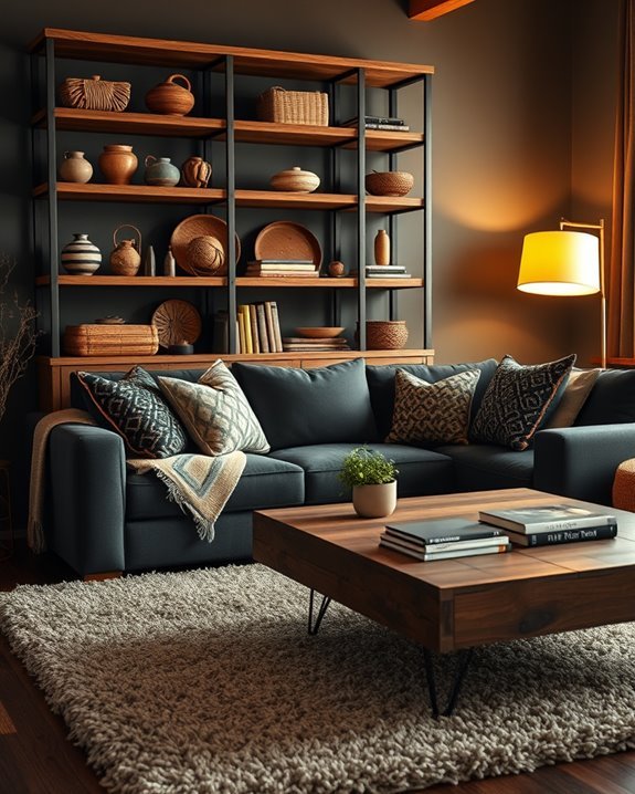 decorative open shelving ideas
