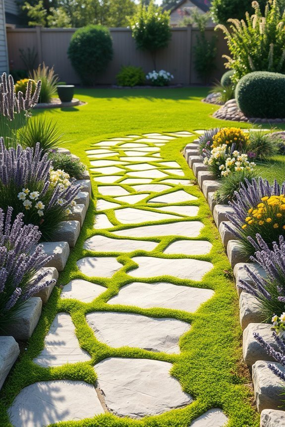 decorative pathways enhance aesthetics