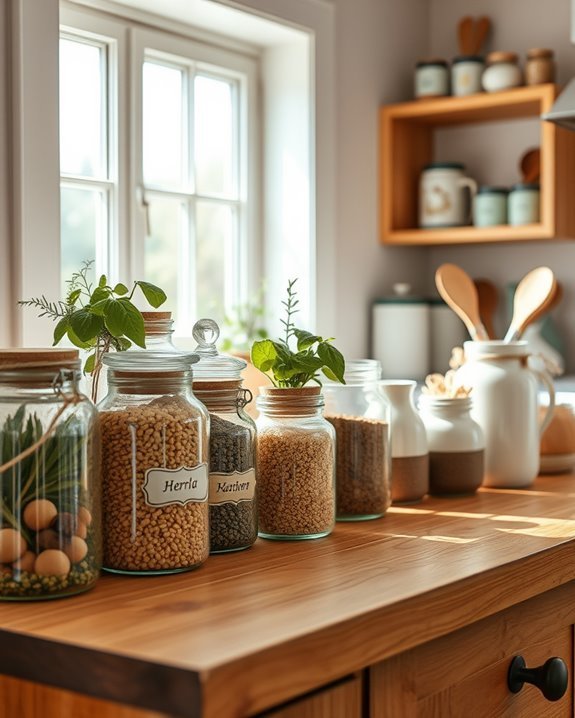 decorative storage enhances charm