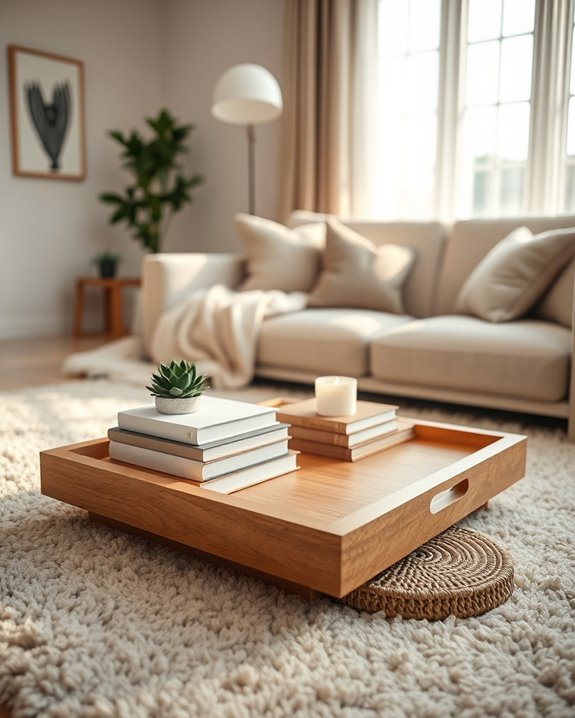 decorative trays for organization