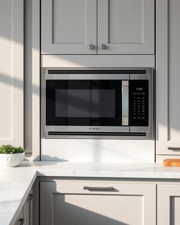 decorative trim microwave integration
