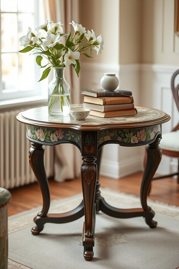 decoupage techniques for tables