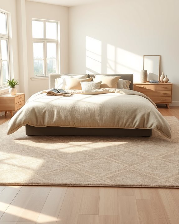 define space with rugs