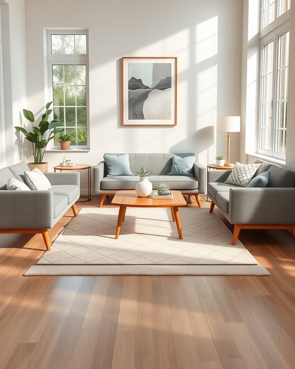 define spaces with rugs