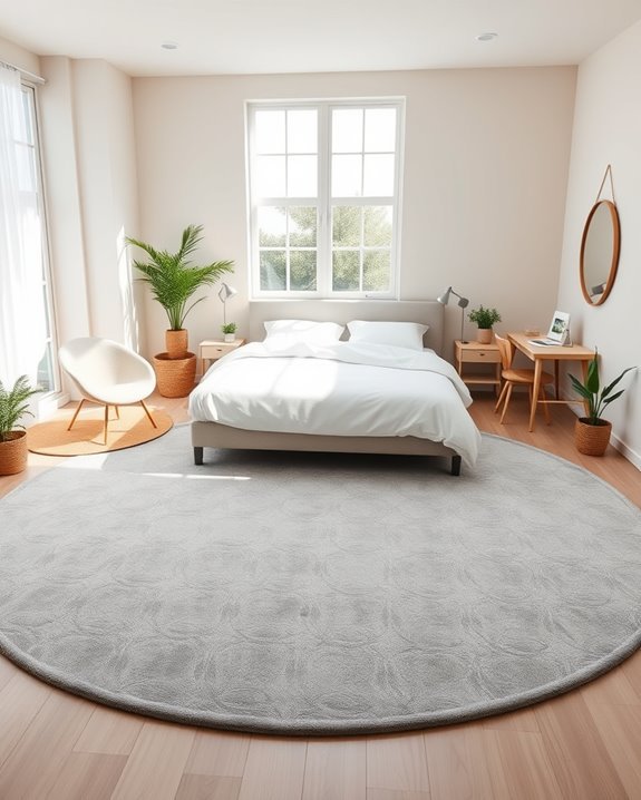 define spaces with rugs