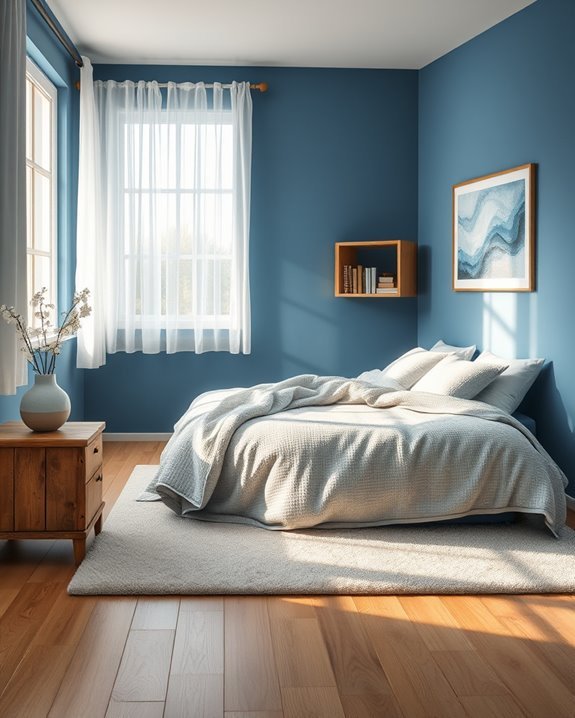 denim blue casual ambiance