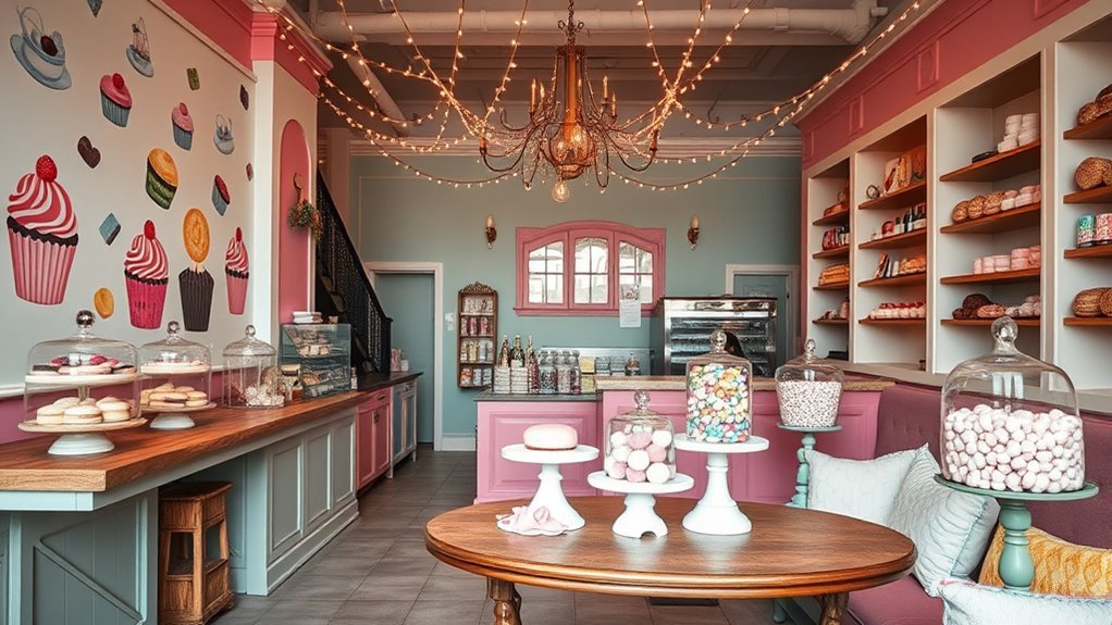 dessert shop ambiance ideas