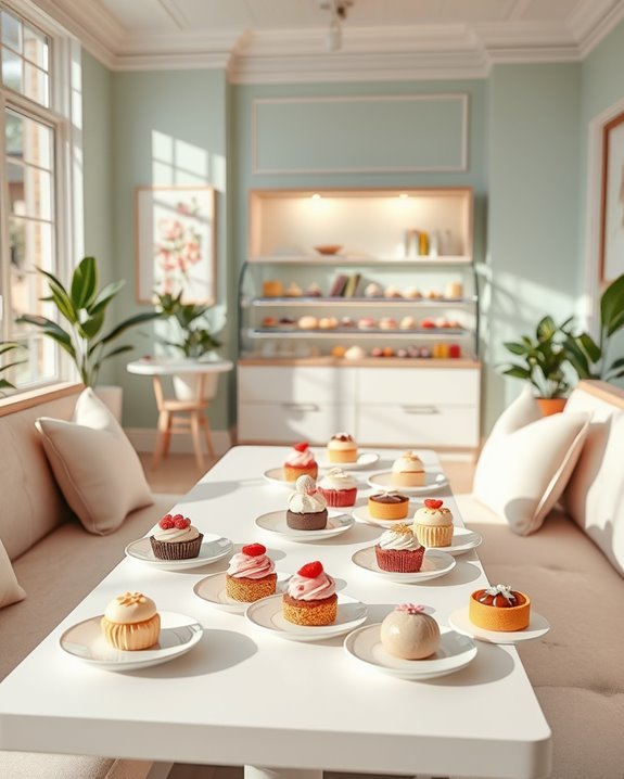 dessert tasting experience area