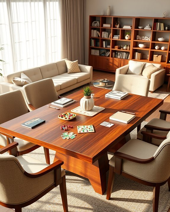dining table game night