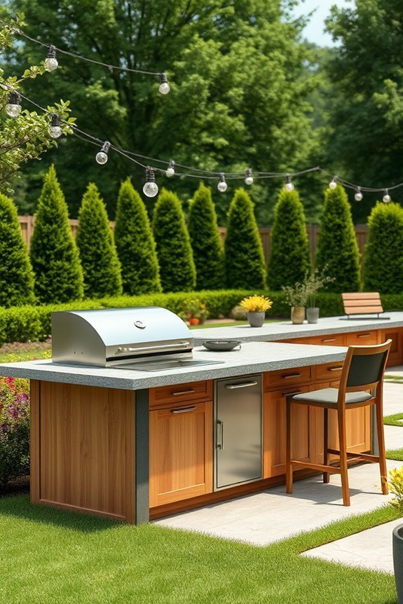diy bbq island design