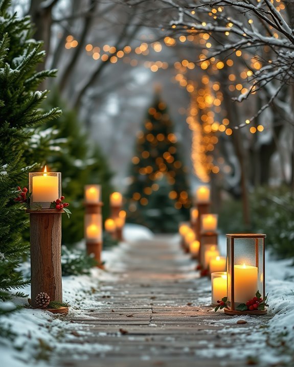 diy festive candle holders