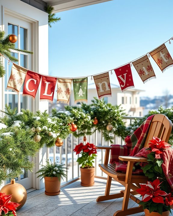 diy festive holiday banners