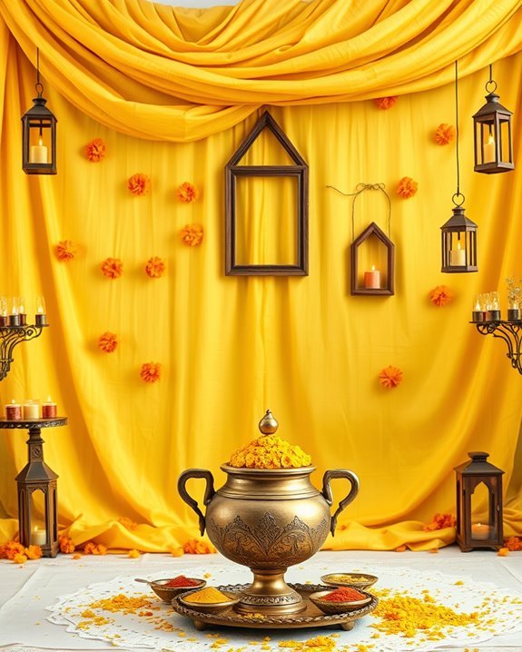 diy festive photo backdrop