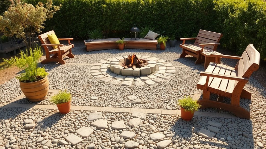 diy gravel patio ideas