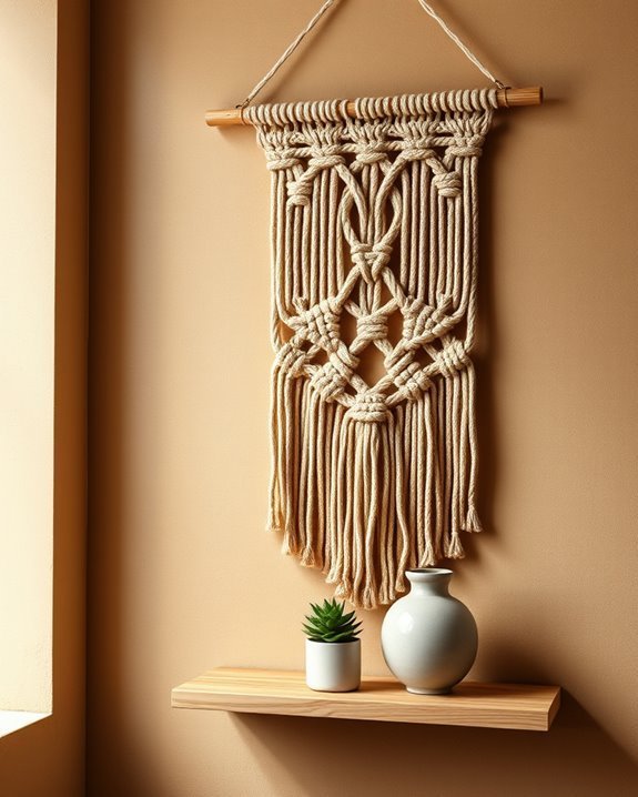 diy macrame wall hanging