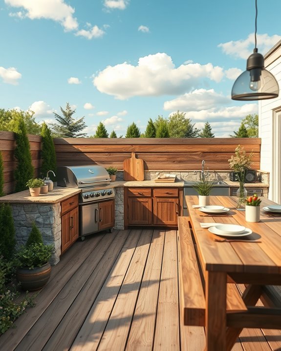 diy outdoor kitchen design