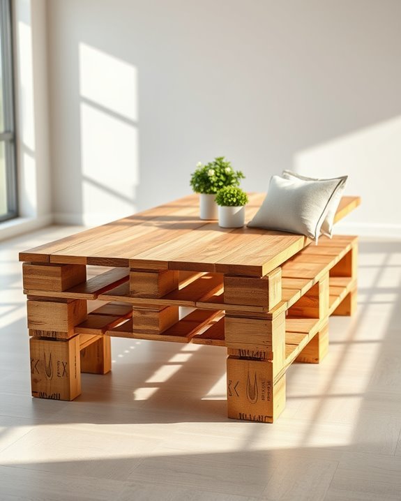 diy pallet bench project
