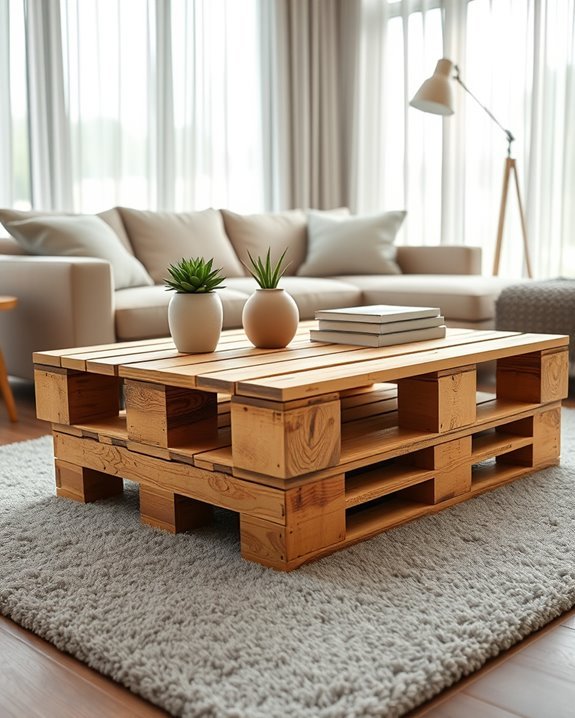 diy pallet coffee table