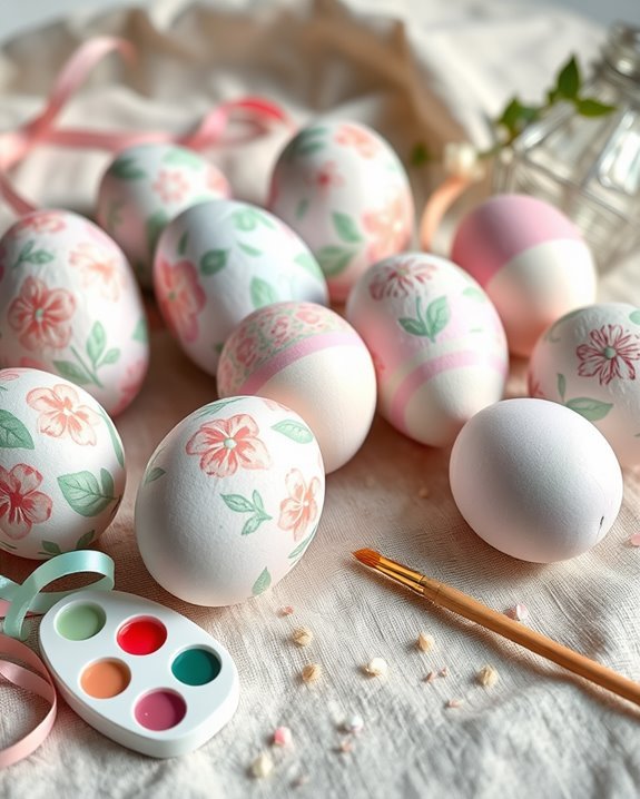 diy paper mache easter eggs