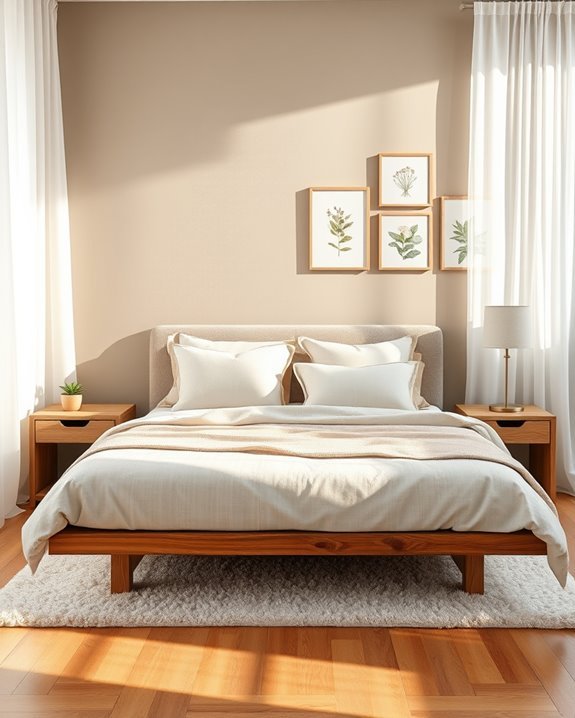 diy stenciled bedroom designs