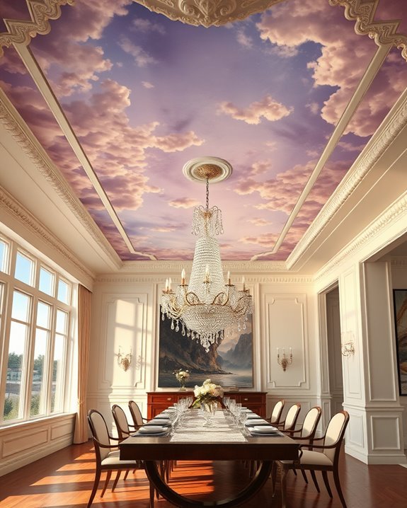 dramatic ceiling mural transformations