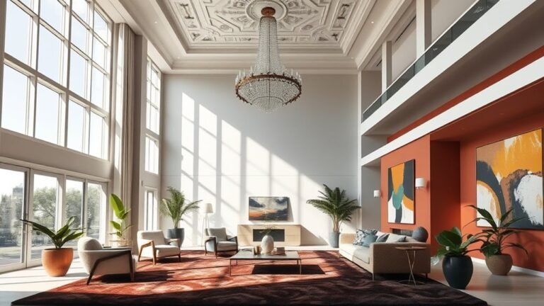dramatic high ceiling designs