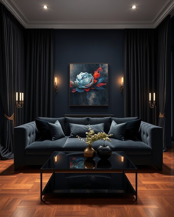 dramatic luxurious textile enhancement