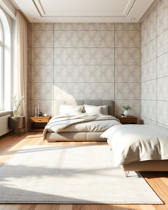 dramatic wallpapered panel designs
