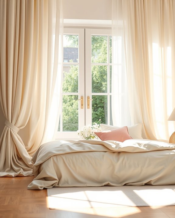 dreamy bedroom window treatments