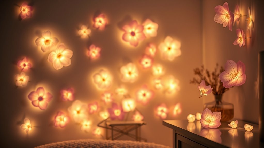 dreamy floral night lights