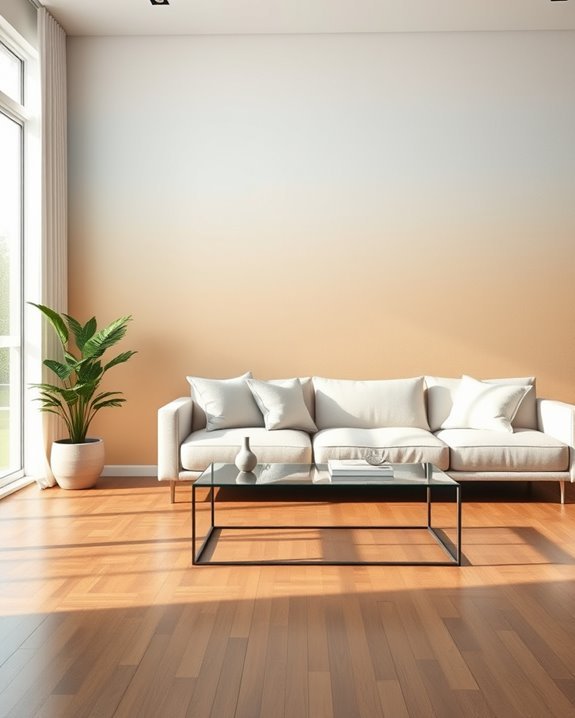 dreamy ombre accent wall