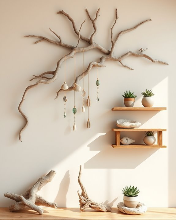driftwood art enhances decor