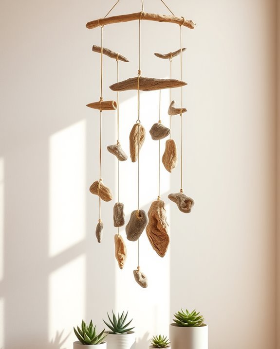 driftwood mobile coastal decor