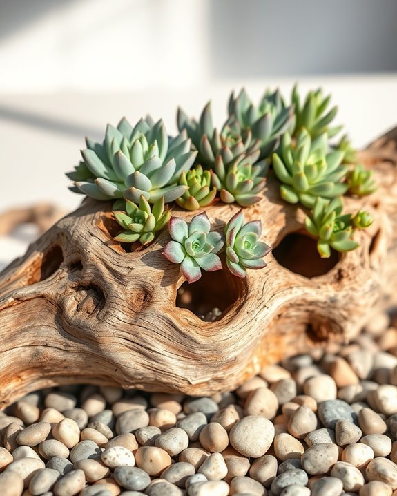 driftwood plant decor arrangements