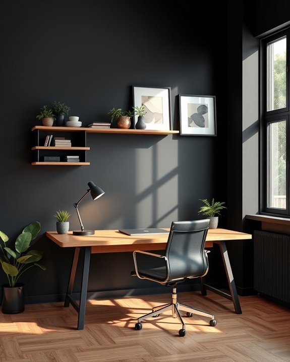 dual tone black design