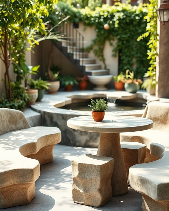 durable elegant outdoor seating