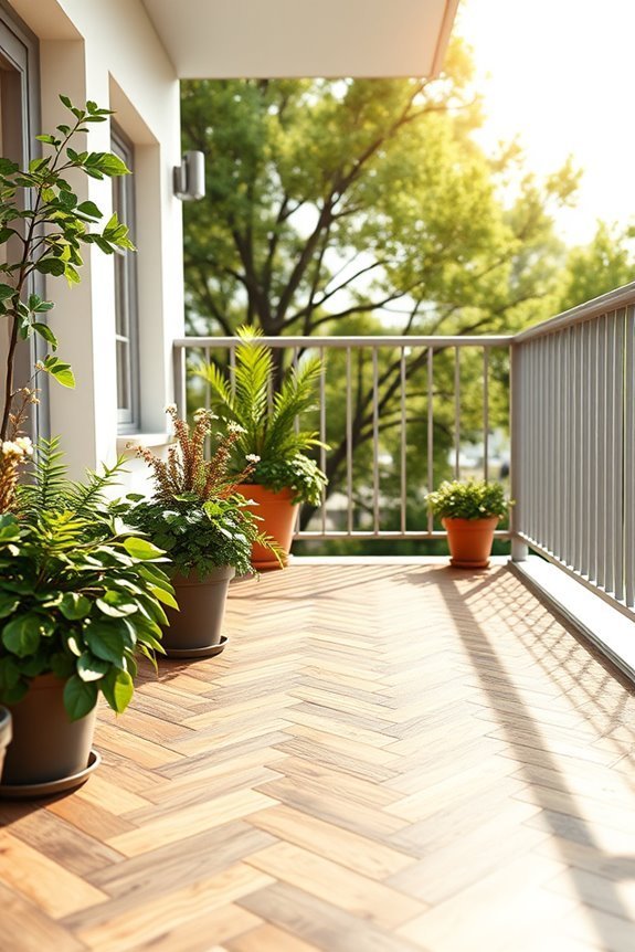 durable low maintenance outdoor flooring